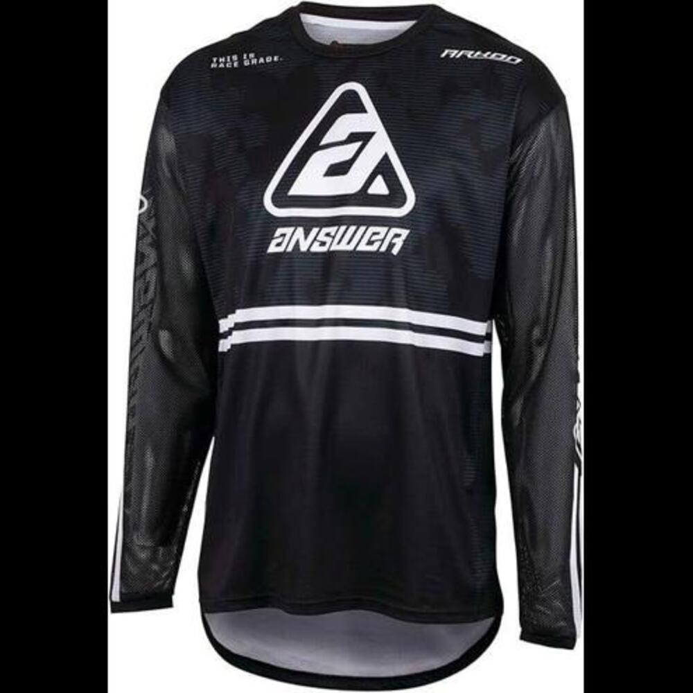 Answer Arkon Trials Jersey (447387) | Black & White | Size XS